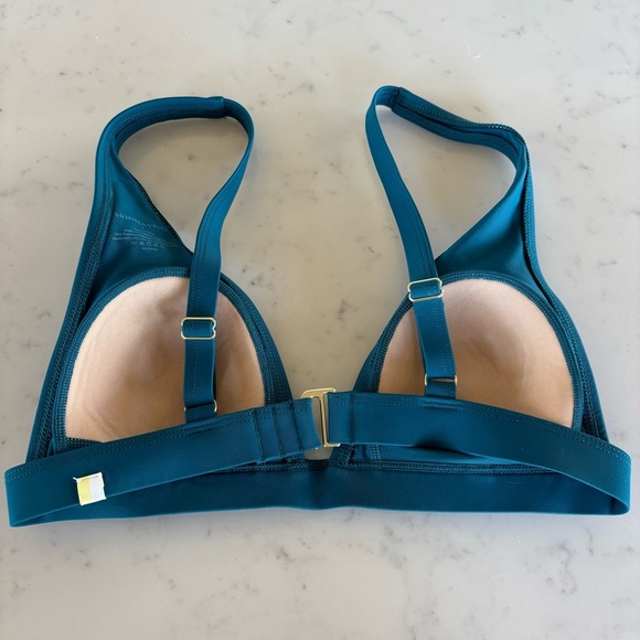 Summersalt Teal Bikini Top Size 2 - Picture 2 of 5
